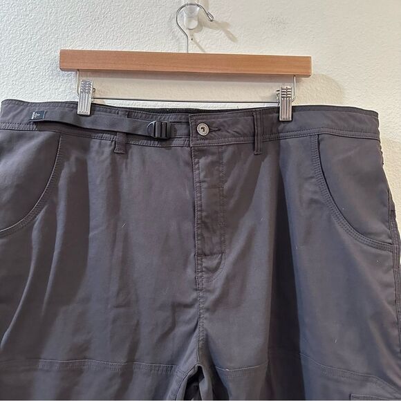 Prana Zion Short Mens Size 42 Gray Belted Outdoor Hiking inseam 10” - Picture 4 of 9